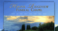 Desktop Screenshot of harper-ridgeviewfuneralchapel.com